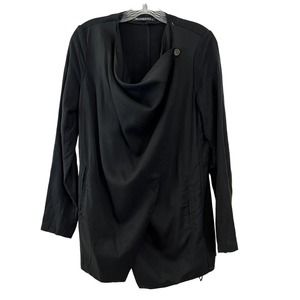 Blank NYC Jacket Draped Crossover Button Lightweight Size Small
